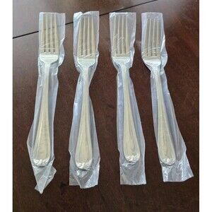 Reed & Barton 18/10 Colby Dinner Fork Stainless Lot of 4 Flatware Replacement